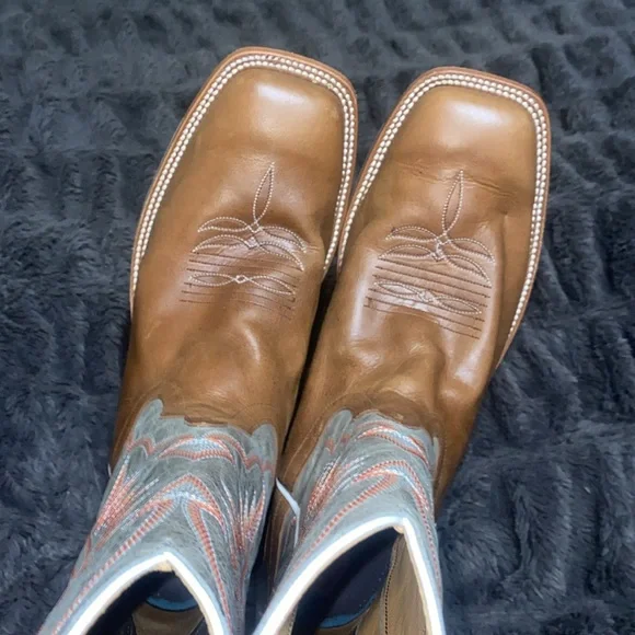 🎀Horse Power Mens Gunny Jimmy Royal Jimmy Leather Cowboy Boots! - Picture 3 of 10